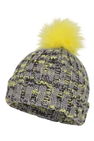 Geneva Kids Sherpa Lined Pom Beanie