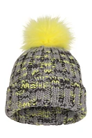Geneva Kids Sherpa Lined Pom Beanie