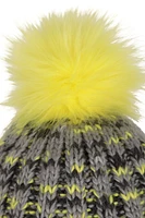 Geneva Kids Sherpa Lined Pom Beanie
