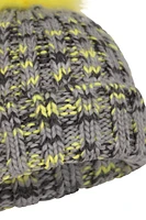 Geneva Kids Sherpa Lined Pom Beanie