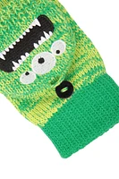 Monster Fingerless Kids Gloves