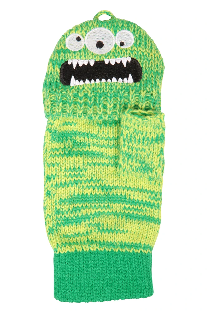 Monster Fingerless Kids Gloves