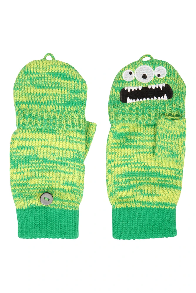 Monster Fingerless Kids Gloves