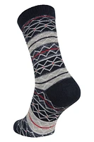 Fairisle Patterned Mens Mid-Calf Socks