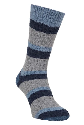 Mens Thermal Striped Mid-Calf Socks