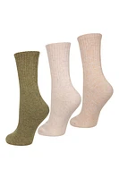 Outdoor Womens Merino Mid-Calf Socks 3-Pack