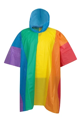 Rainbow Rain Poncho