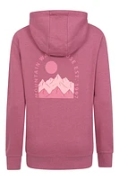 Mountain Scene Womens Jersey Hoodie