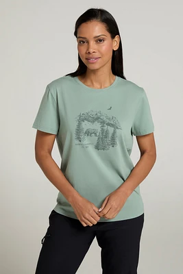 Forest Bear Womens Loose Fit T-Shirt