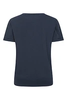 Floral Bee Womens Loose Fit T-Shirt