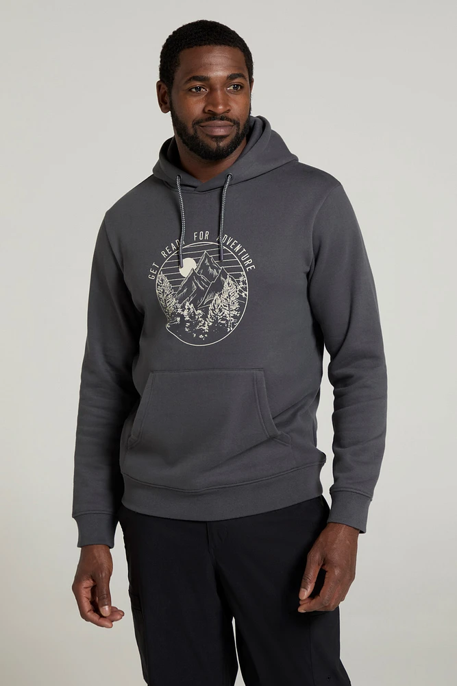 Get Ready For Adventure Mens Hoodie