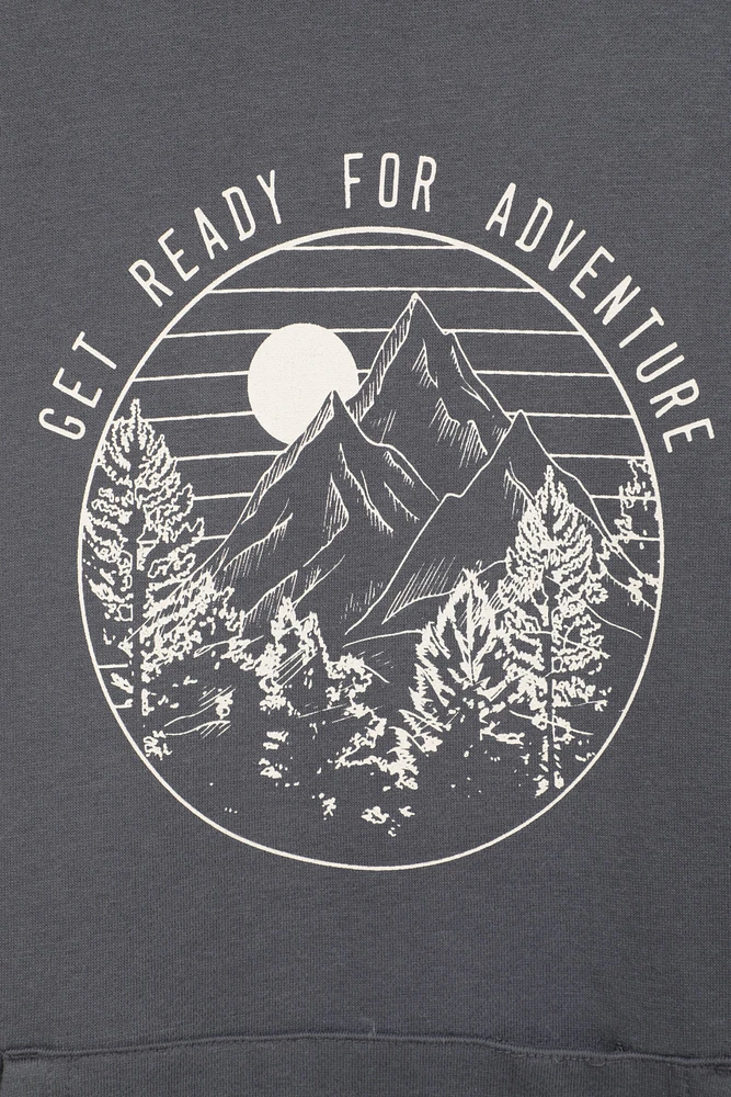 Get Ready For Adventure Mens Hoodie