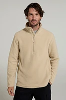 Ted Mens Half-Zip Sherpa Fleece