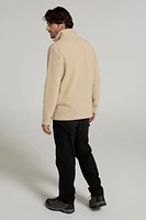Ted Mens Half-Zip Sherpa Fleece