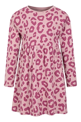 Mountain Essentials Lora Kids Printed Long Sleeve Dress