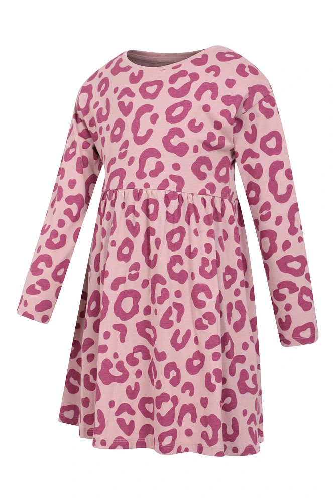 Mountain Essentials Lora Kids Printed Long Sleeve Dress