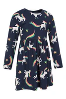 Mountain Essentials Lora Kids Printed Long Sleeve Dress