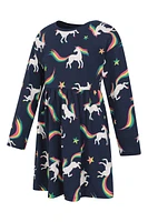 Mountain Essentials Lora Kids Printed Long Sleeve Dress