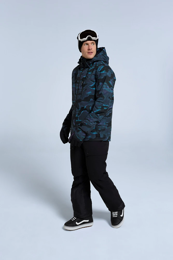 Laxx Mens Printed Snow Jacket
