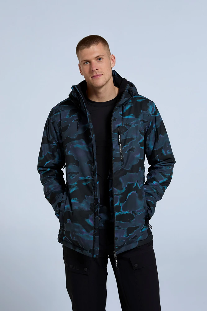 Laxx Mens Printed Snow Jacket