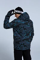 Laxx Mens Printed Snow Jacket
