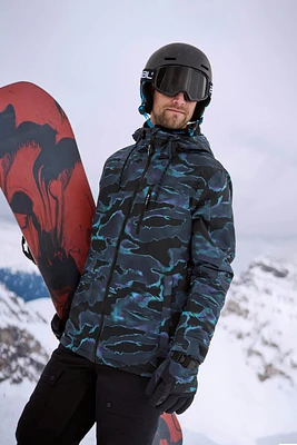 Laxx Mens Printed Snow Jacket
