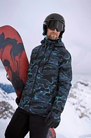 Laxx Mens Printed Snow Jacket