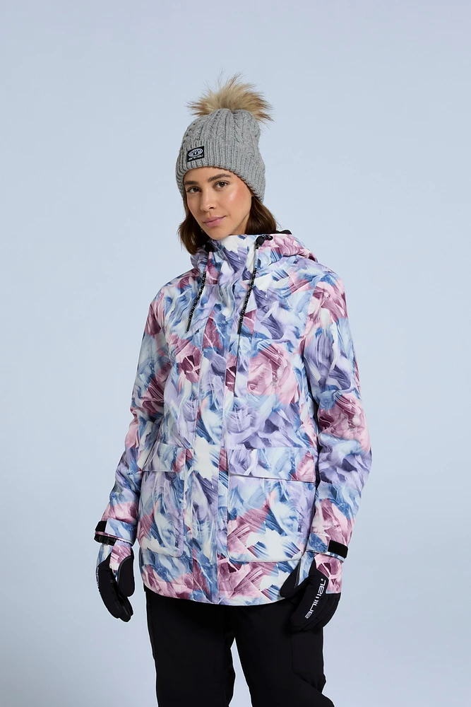 Tignes Printed Womens Snow Jacket