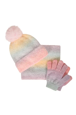Rainbow Kids Knitted Accessories Set