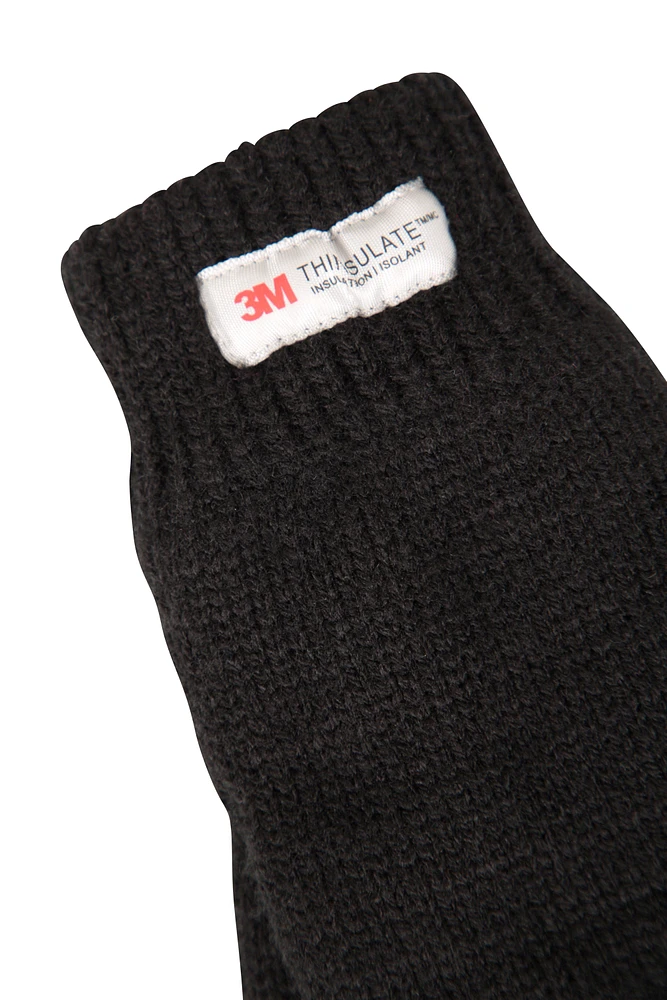 Thinsulate Fleece Lined Kids Hat & Glove Set