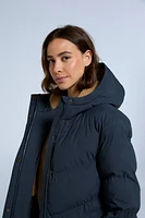 Cocoon Womens Borg Lined Padded Coat