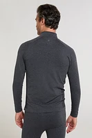 Ventina Mens Seamless Zip Neck Base Layer