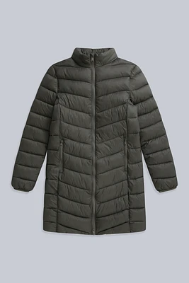 Frankie Womens Longline Padded Jacket