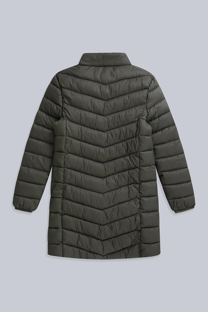 Frankie Womens Longline Padded Jacket