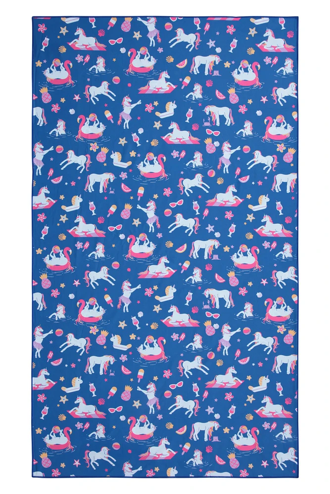 Kids Printed Microfibre Towel