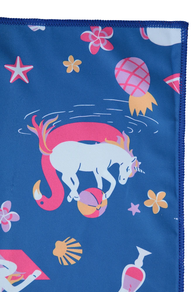 Kids Printed Microfibre Towel