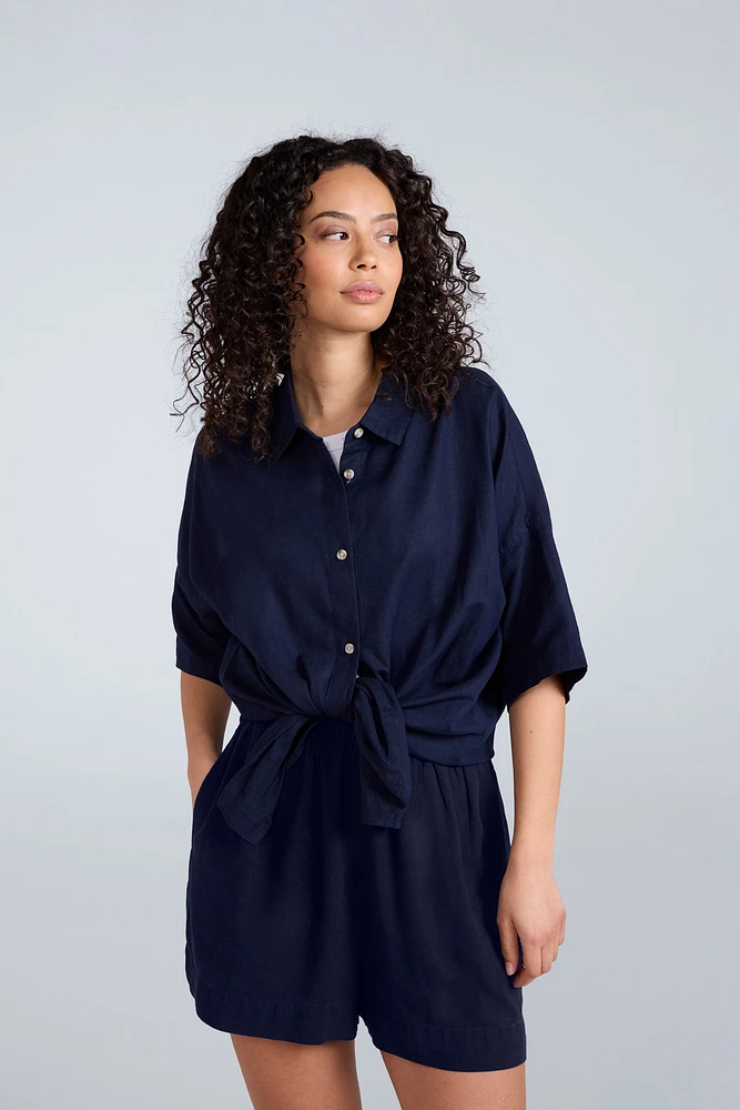 Nova Womens Linen Shirt