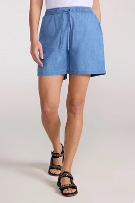 Astra Womens Chambray Shorts