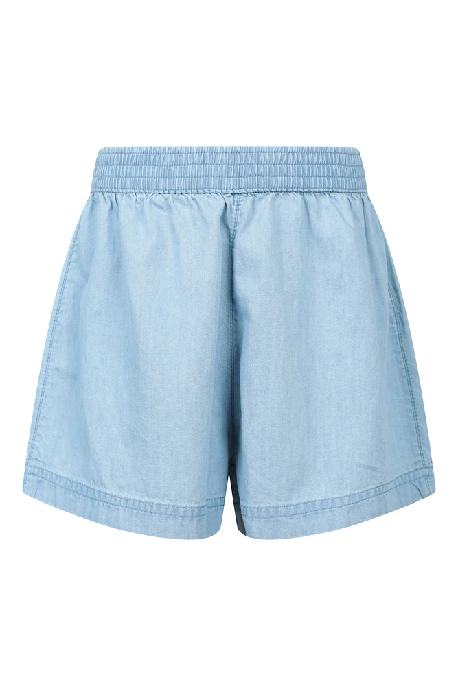 Heather Kids Chambray Shorts