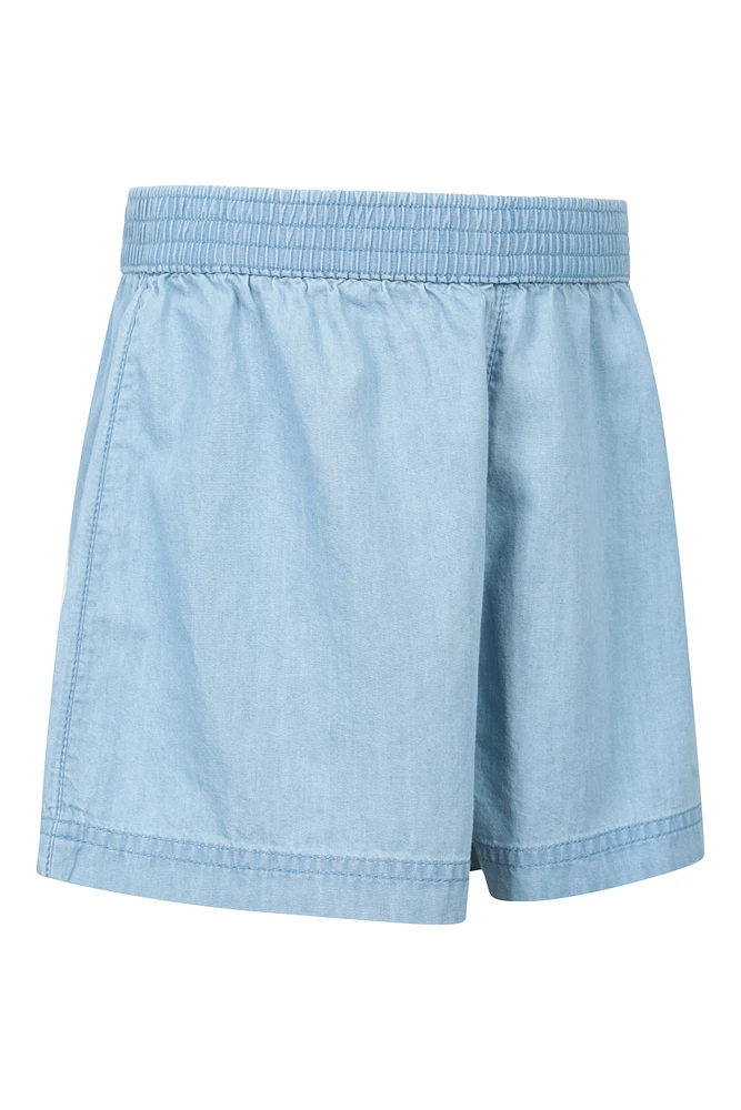 Heather Kids Chambray Shorts