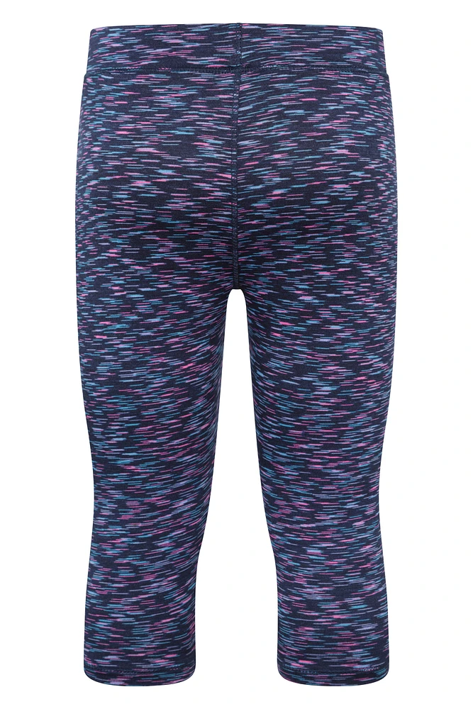 Kayleigh Space Dye Kids Cropped Leggings