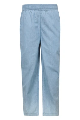 Heather Kids Chambray Trousers