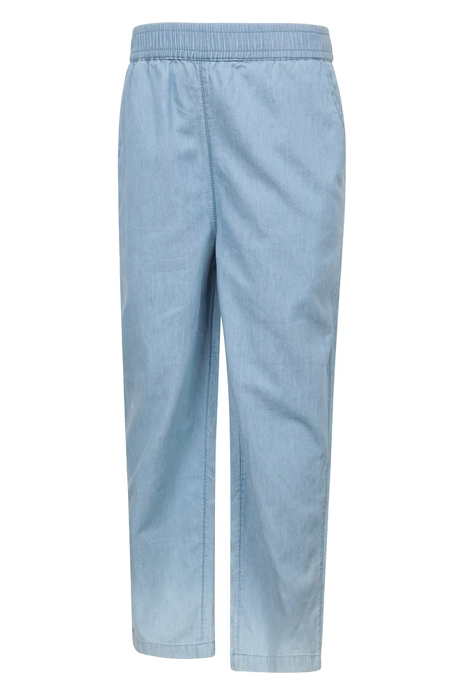 Heather Kids Chambray Trousers