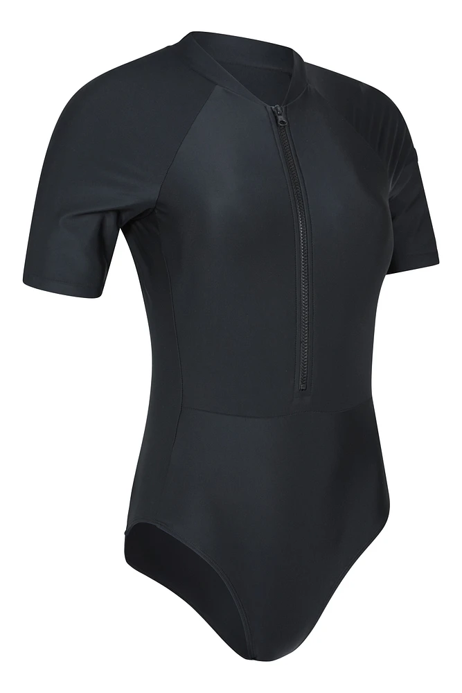 Surfer Short Sleeve Womens Swimsuit
