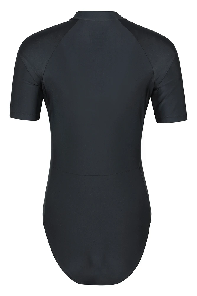 Surfer Short Sleeve Womens Swimsuit
