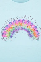 Sequin Rainbow Kids Tee