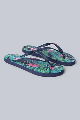 Oceana Womens Printed Flip Flops