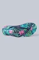 Oceana Womens Printed Flip Flops