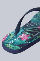 Oceana Womens Printed Flip Flops
