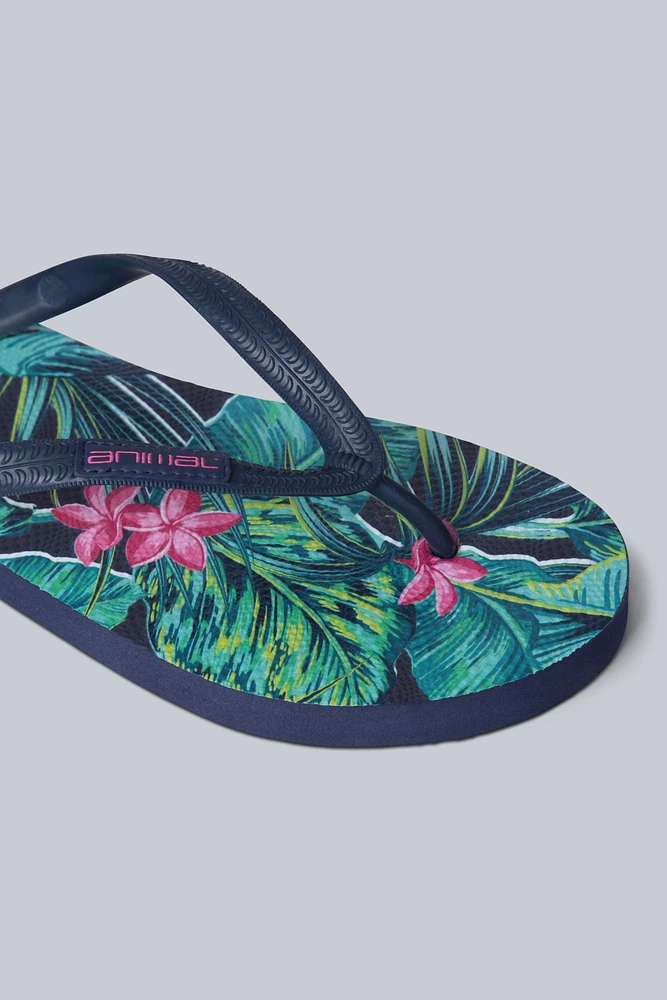 Oceana Womens Printed Flip Flops